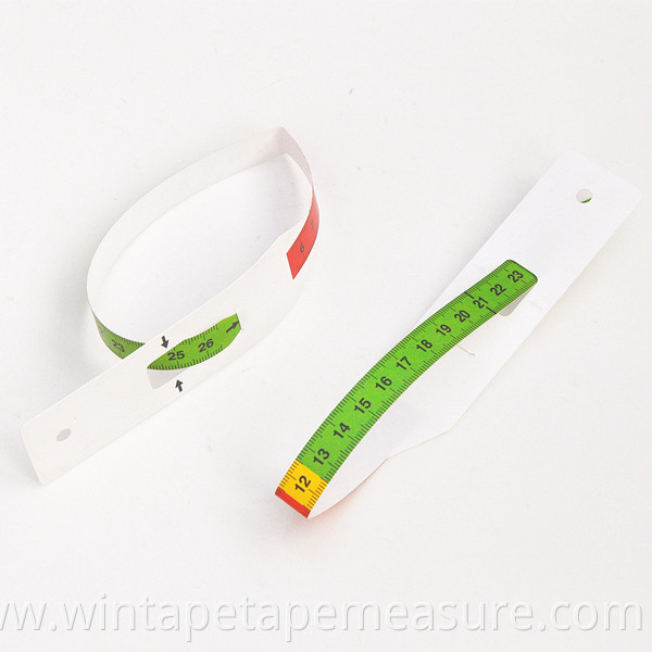 PP Plastic Water Proof Baby Head Circumference MUAC Measuring Tape 26.5 cm muac tapes for children